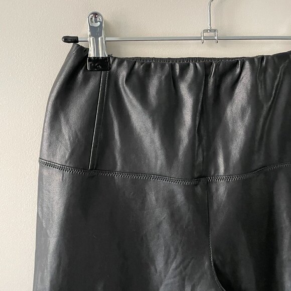 Wilfred Free Daria Pants High Waist Vegan Leather Leggings Black Small - Picture 8 of 8